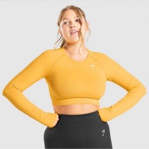 Gymshark long sleeve crop top